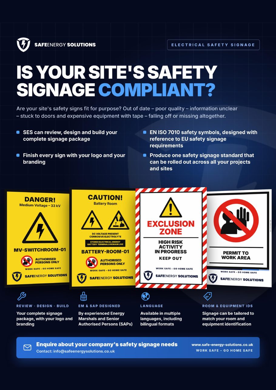 SES service: Is your site's safety signage compliant?